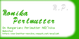 monika perlmutter business card